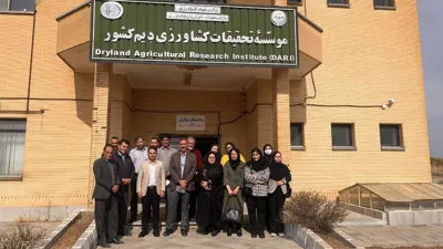 بازدید علمی مشترک از موسسه تحقیقات کشاورزی دیم کشور